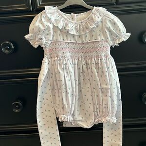 Cecil & Lou smocked tulip bubble